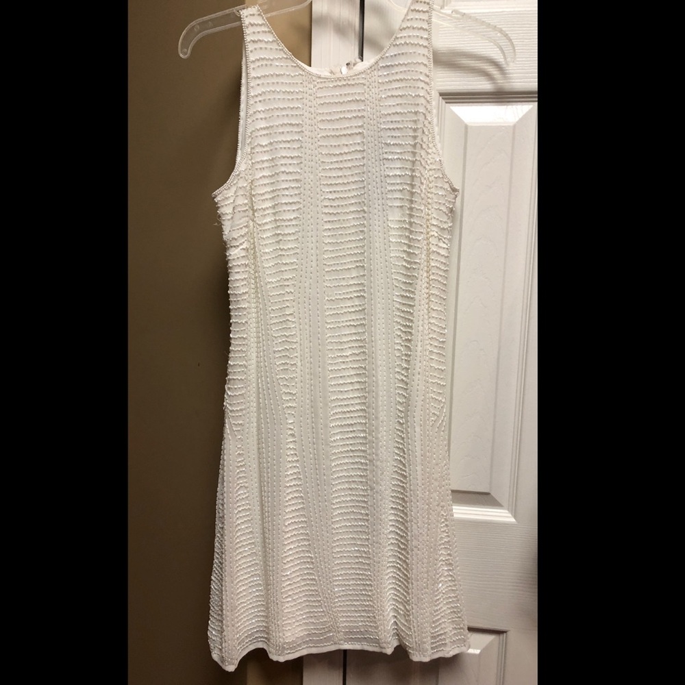 White beaded Gianni Bini